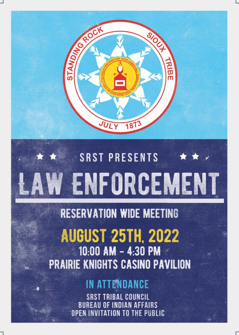 Reservation Wide Law Enforcement Meeting Standing Rock